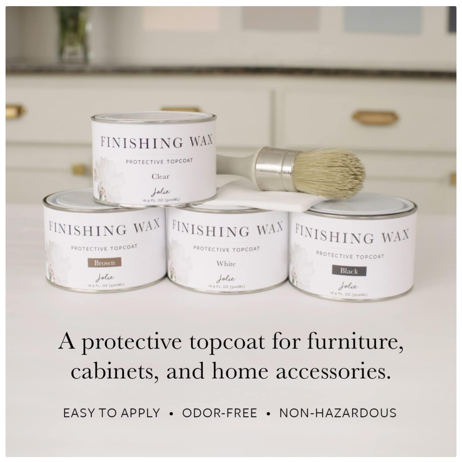 Clear Finishing Wax – 120ml – Odor-Free