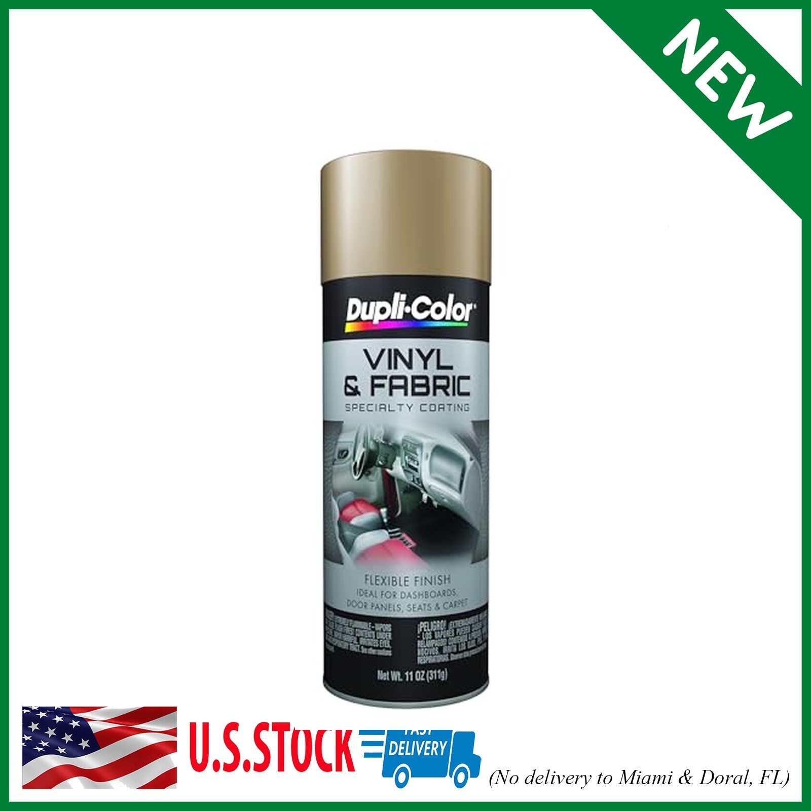 Dupli-Color HVP108 Vinyl and Fabric Coating Spray Paint – Desert Sand – 11 oz Ae