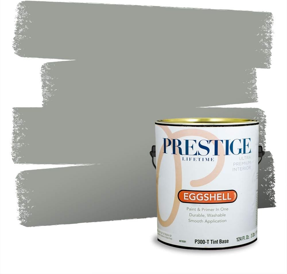 Eggshell Interior Paint – 100% Acrylic Latex, Self-Priming, Washable, 1 gal
