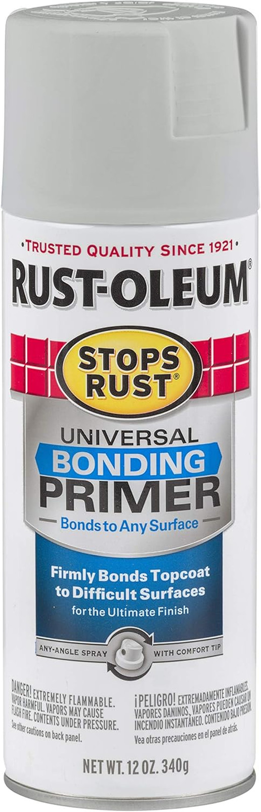 330491 Stops Rust Universal Bonding Primer, 12 Oz, Gray