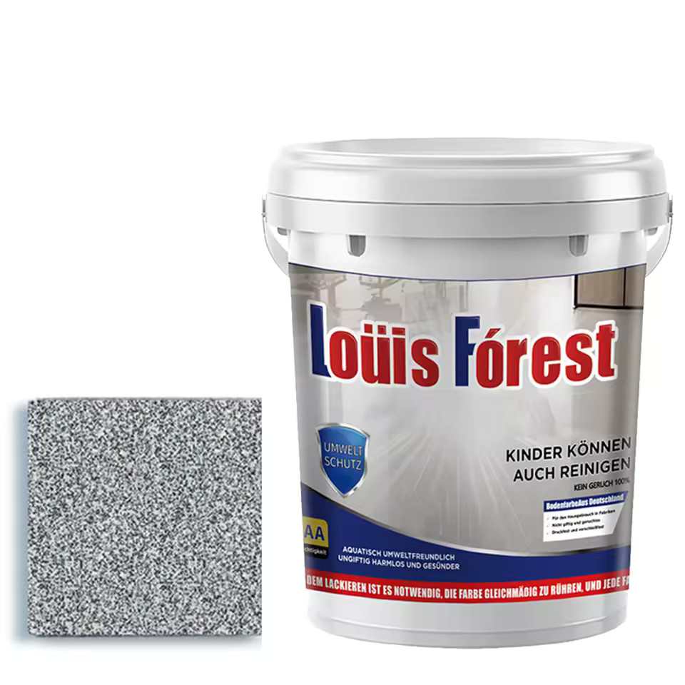 High-Gloss Marble Effect Epoxy Floor Coating, Louis Forest Epoxy Floor Paint –