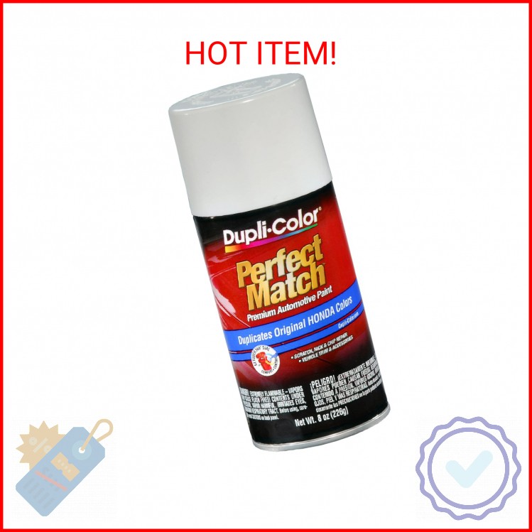 Dupli-Color EBHA09947 Perfect Match Automotive Spray Paint – Honda White Diamond
