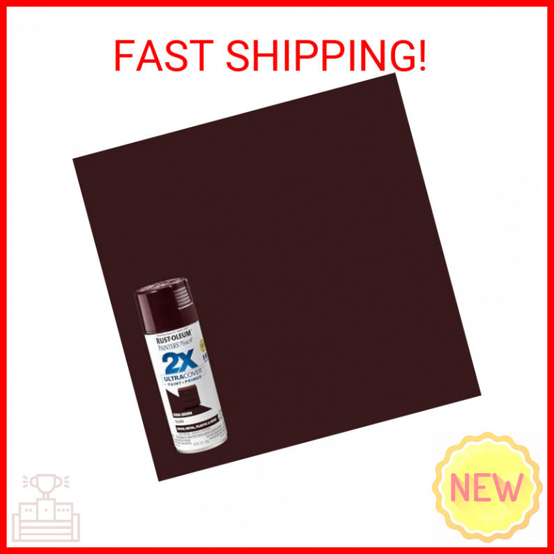 Rust-Oleum 334038 Painter’s Touch 2X Ultra Cover Spray Paint, 12 oz, Gloss Kona