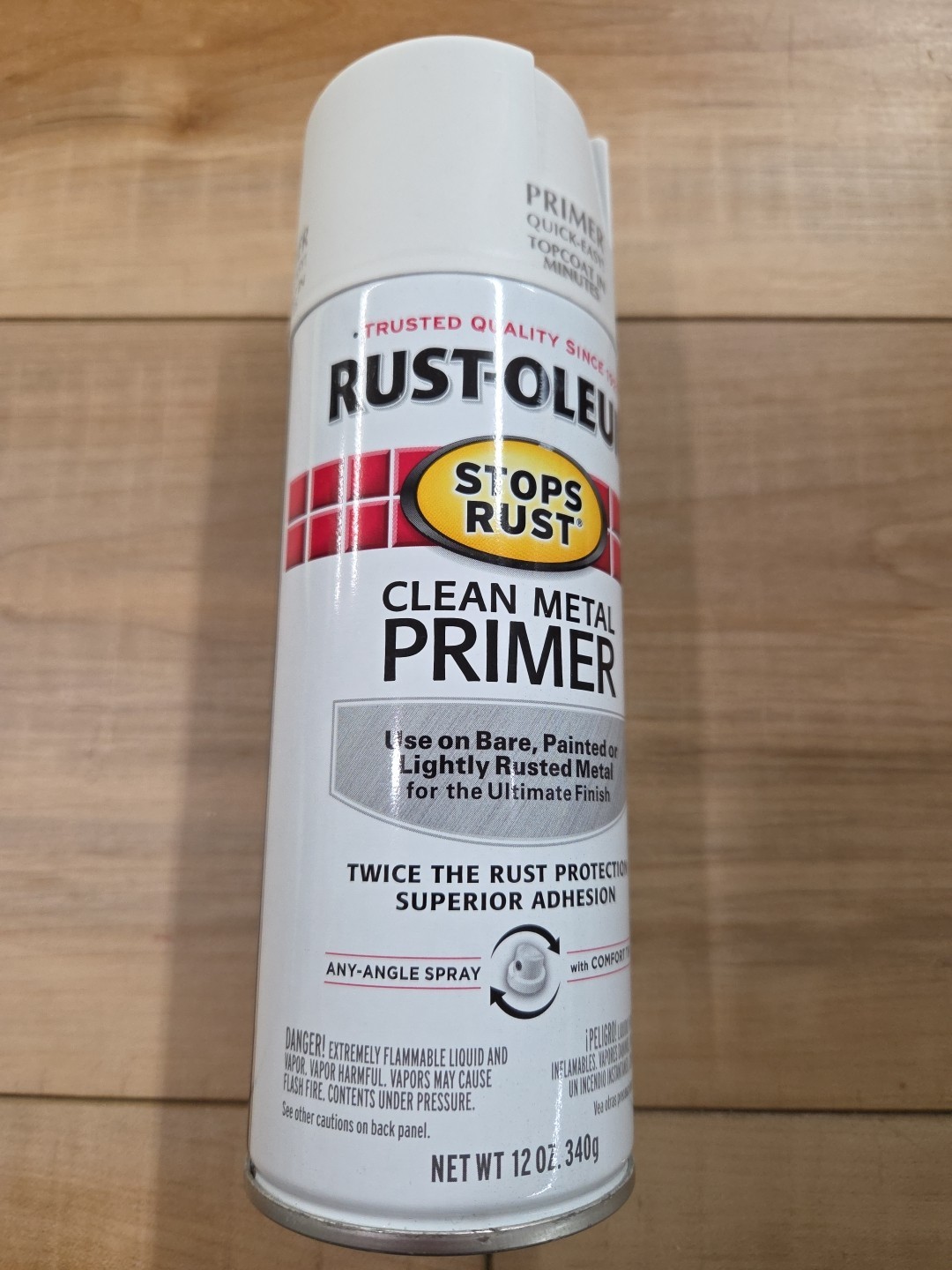 Rust-Oleum 7780830 Stops Rust Clean Metal Primer 12 Ounce (Pack of 1), White