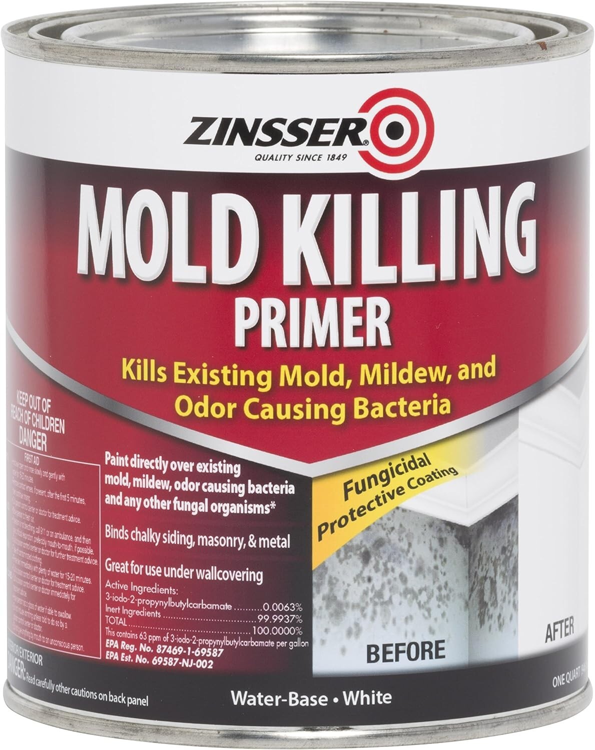 Versatile 32 Oz Mold Killing Primer – White Liquid for Long-Lasting Protection