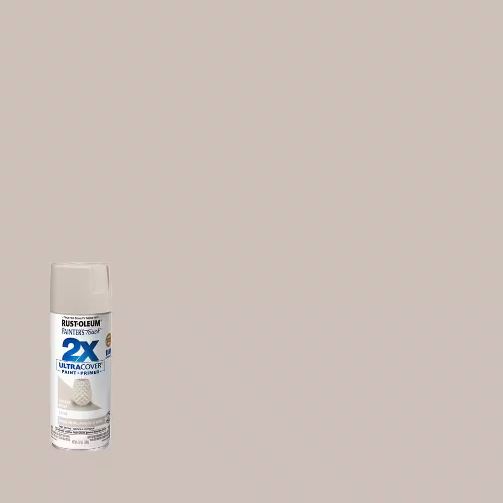 12 Oz. Satin Smokey Beige General Purpose Spray Paint