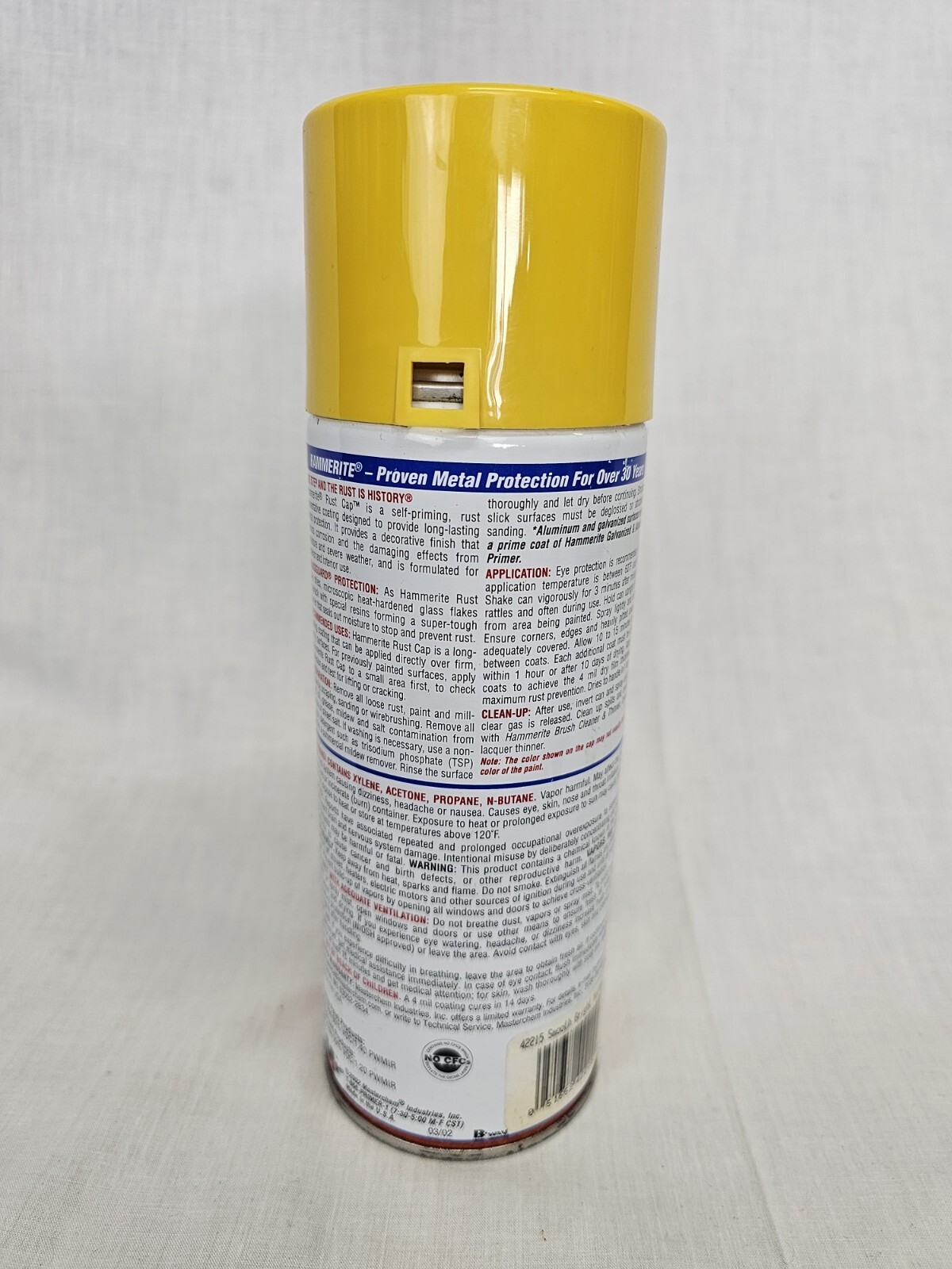 Hammerite Rust Cap Smooth Finish Smooth Bright Yellow 12 Oz