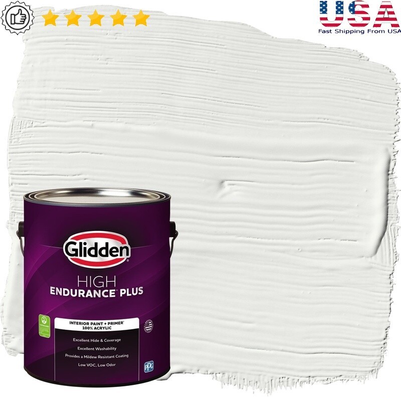 Interior Paint Primer Low Odor Washable Acrylic Mildew Resistant 1 Gallon New