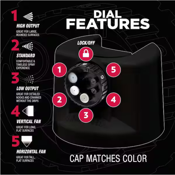 12 oz. Custom Spray 5-in-1 Satin Black Spray Paint