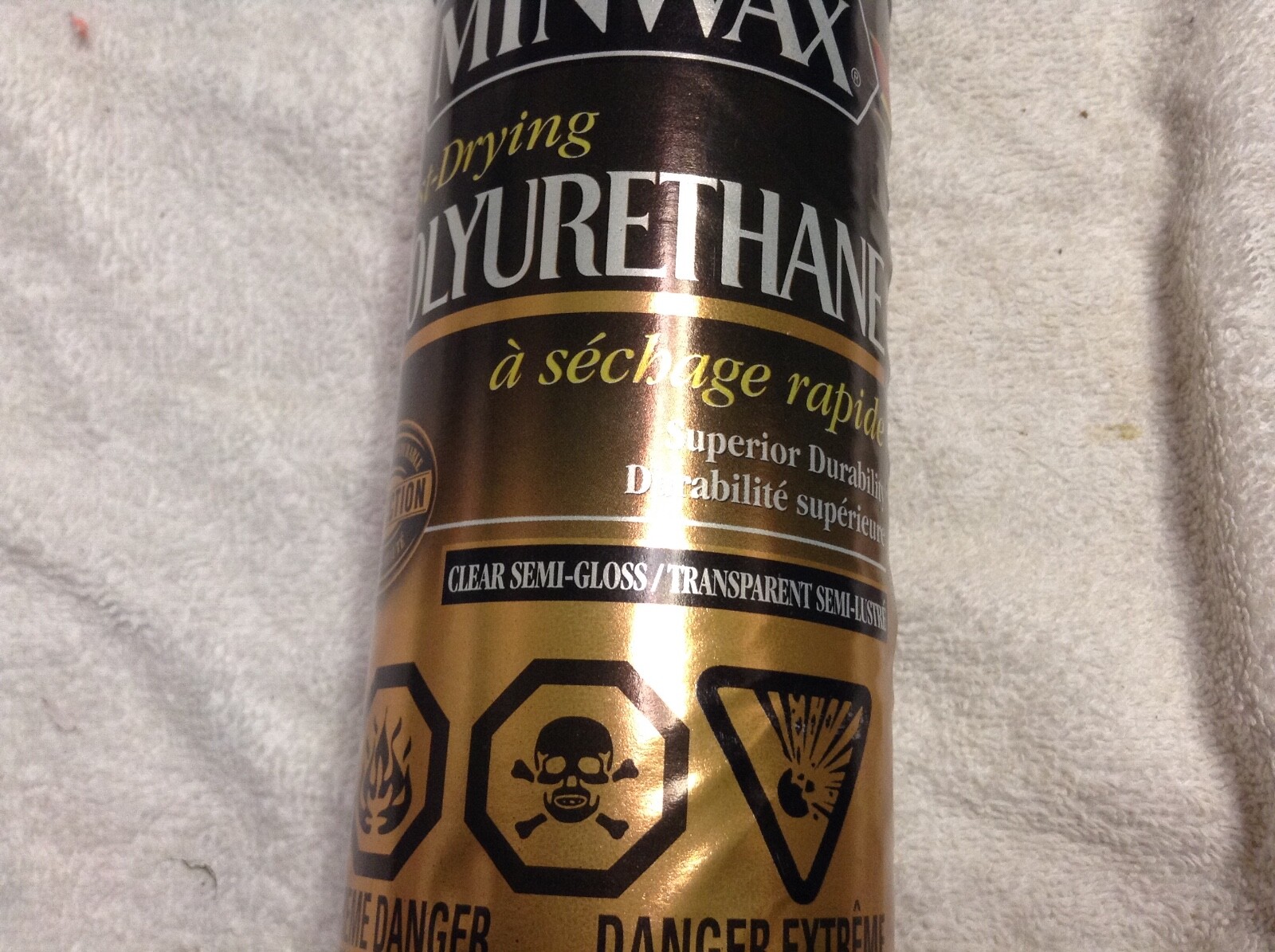 NEW Minwax SEMI GLOSS Clear Fast-Drying POLYURETHANE 11.5 oz. FREE SHIPPING