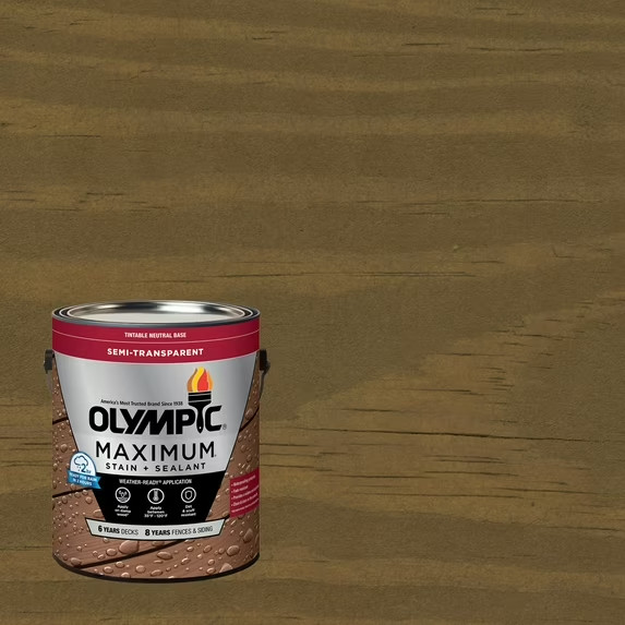 Olympic Maximum 1 Gallon ST-2005 Cedar Naturaltone Semi-Transparent Multicolor