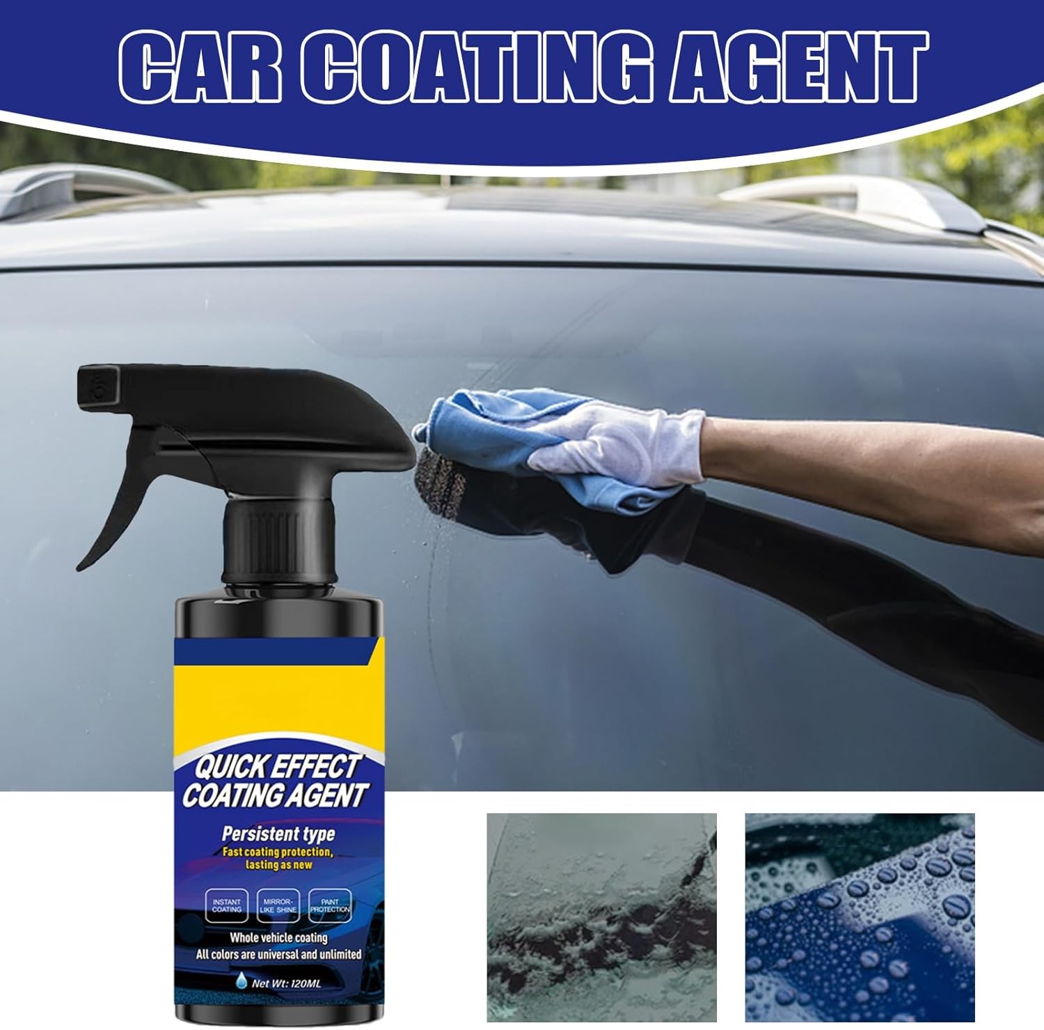Car Coating Sprays Ceramic Paint Sealant Maximum Gloss & Shine Ceramic Car Wax