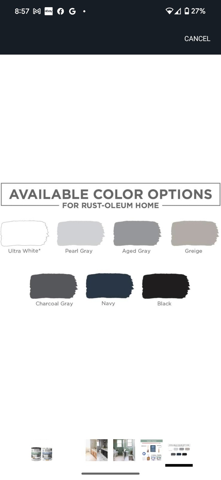 Rust-Oleum 367591 Home Interior Floor Coating Kit, Matte Ultra White