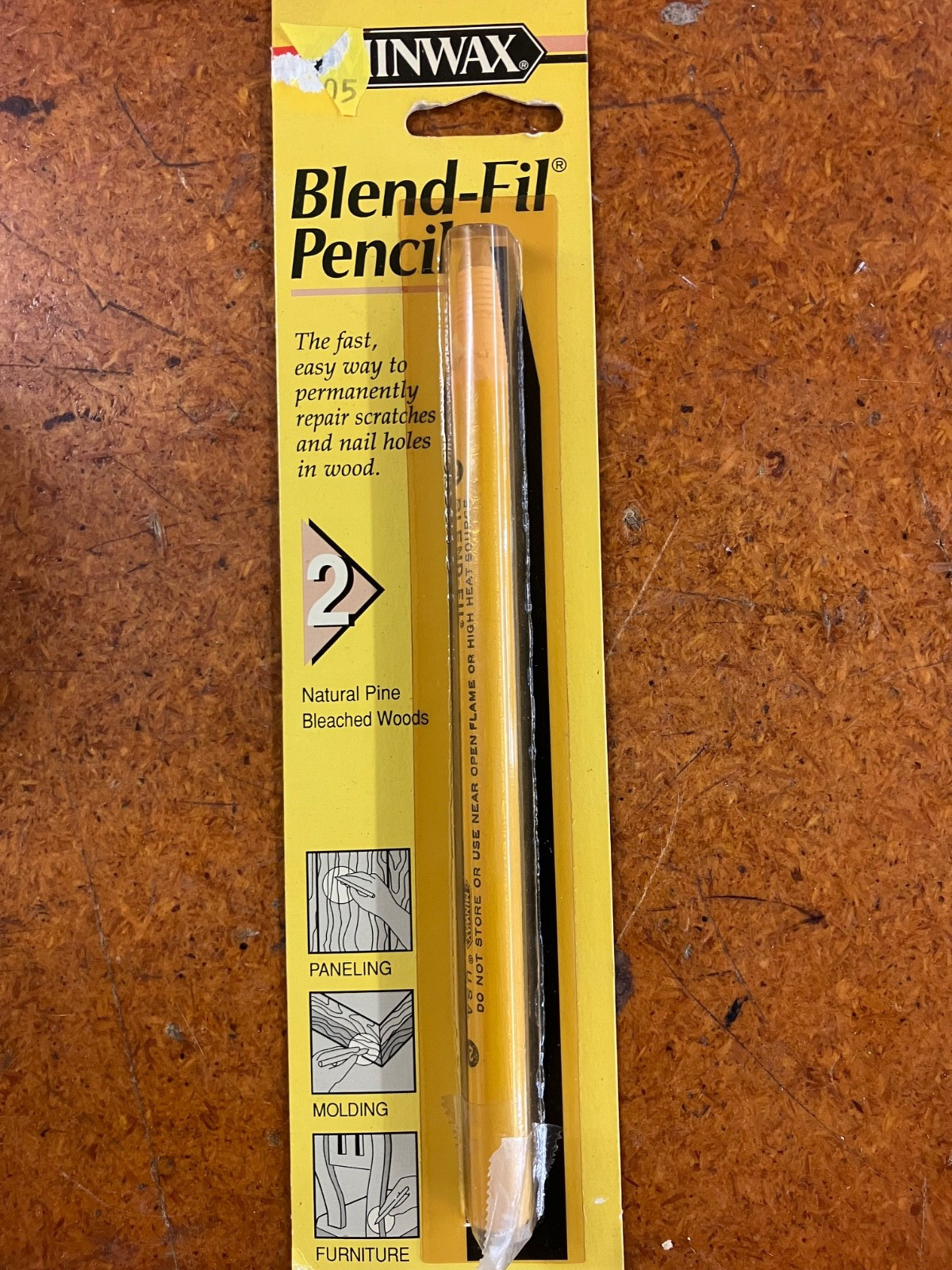 Minwax Blend-Fil Pencil #2 NATURAL PINE BLEACHED WOODS~ Quick Easy Touch-Up