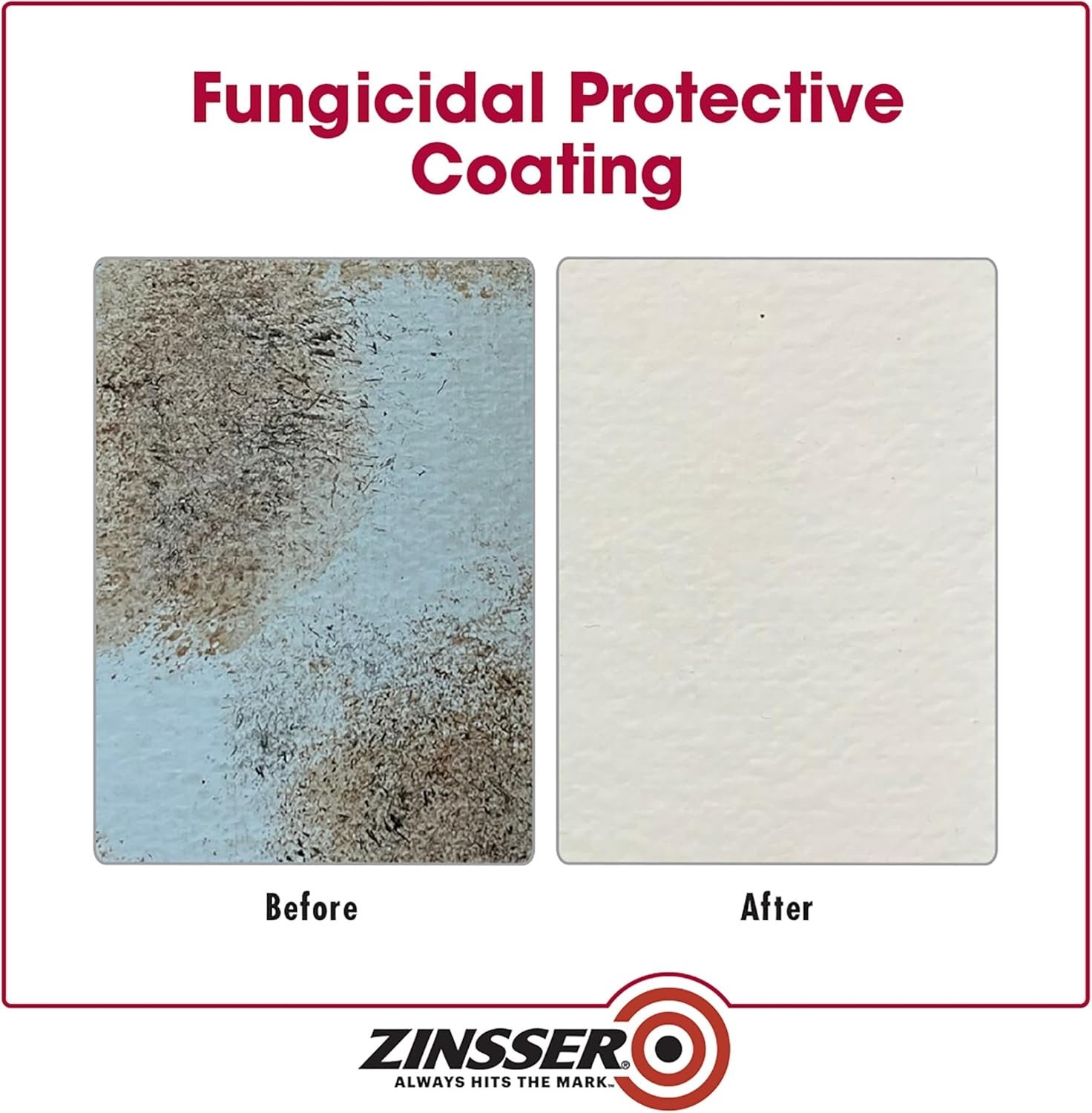 Qt Zinsser 276087 White Zinsser, Mold Killing Primer Water-Based Mold Killing Pr