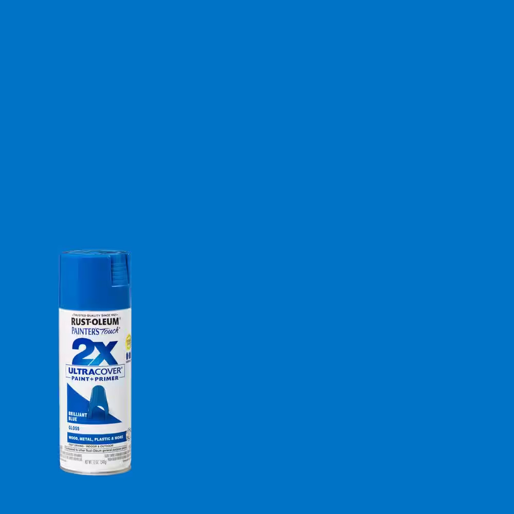 12 Oz. Gloss Brilliant Blue General Purpose Spray Paint (6-Pack)