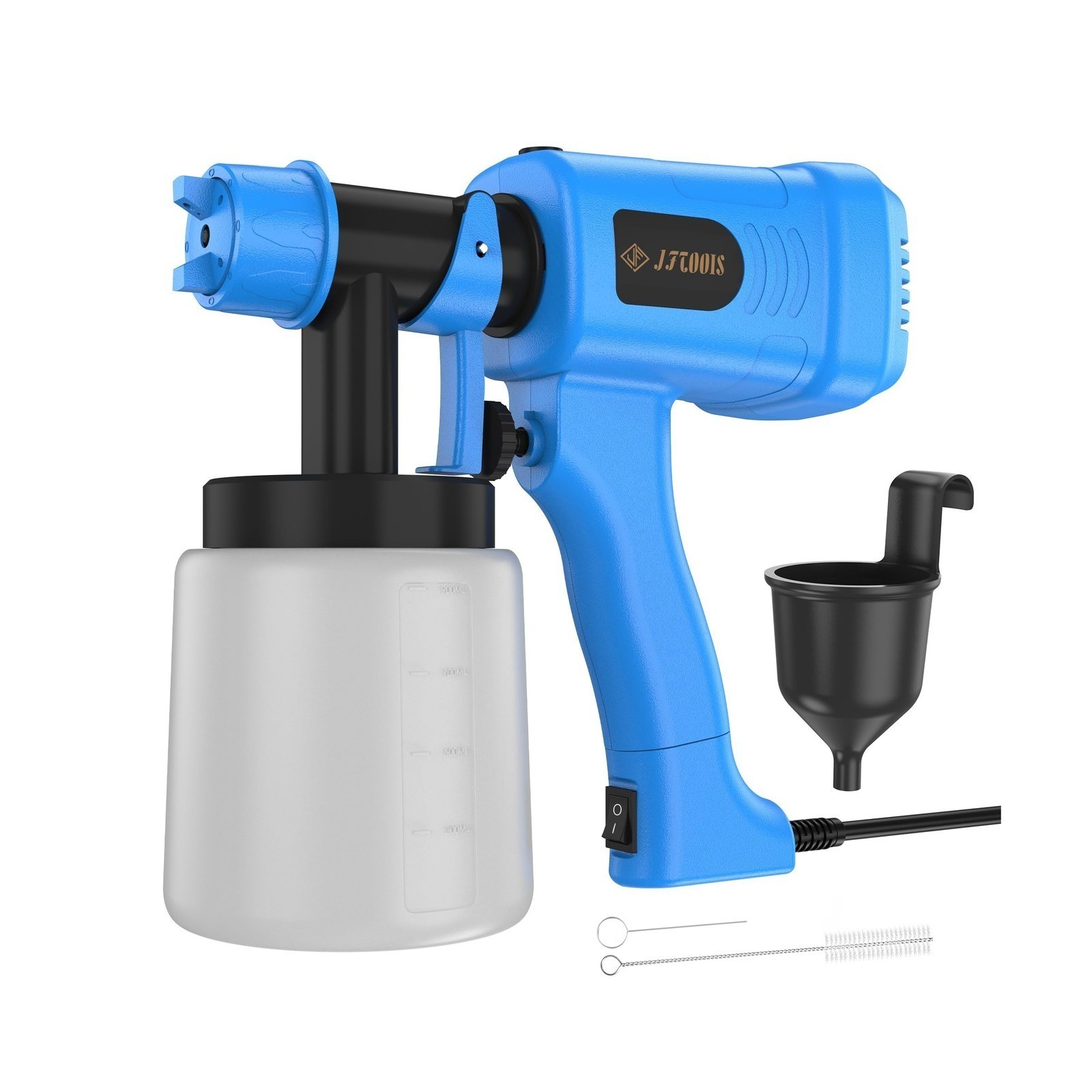 Paint Sprayer 400W, HVLP – 3 Spray Patterns, Adjustable, w/ Tools