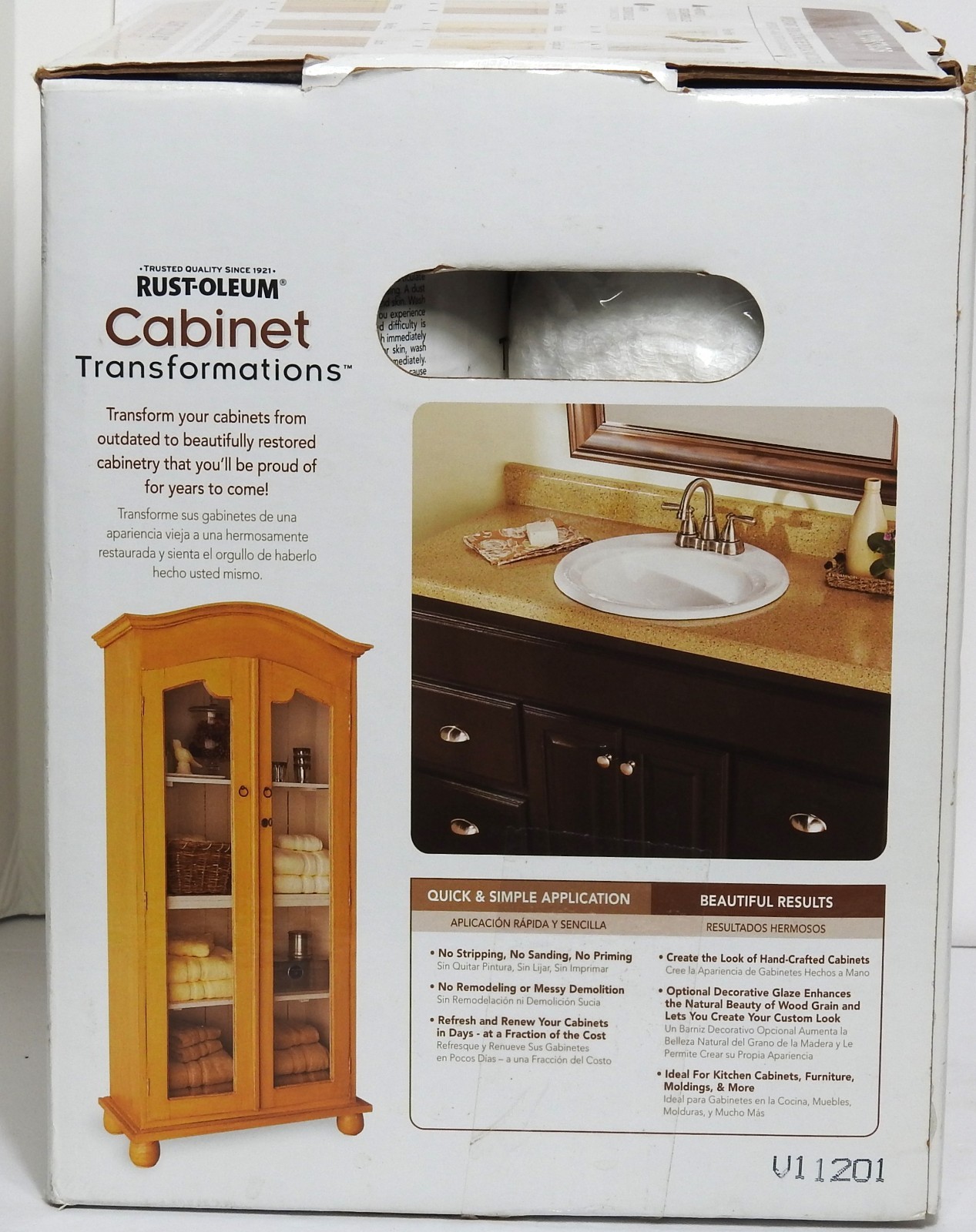 Rust-Oleum Cabinet Transformations Cabinet Refinishing System Linen Color Kit