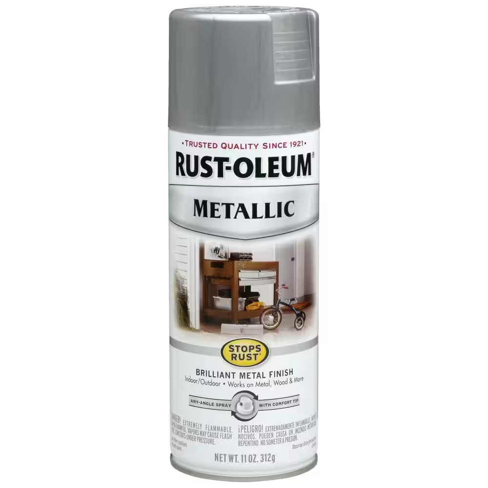 11 Oz. Metallic Silver Protective Spray Paint (6-Pack)