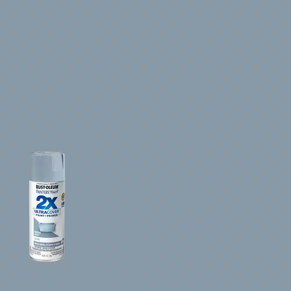 12 Oz. Gloss Winter Gray General Purpose Spray Paint (6-Pack)