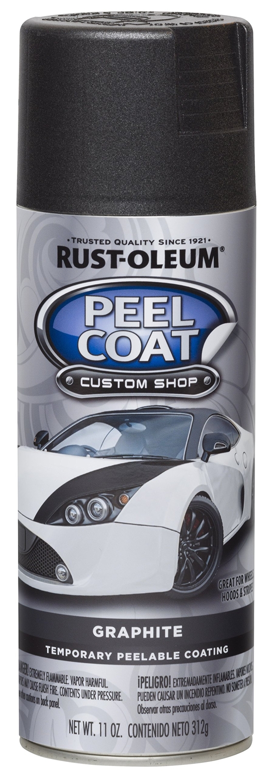 Rust-Oleum 11 oz Automotive Peel Coat Spray Graphite Wheel Rim Coating