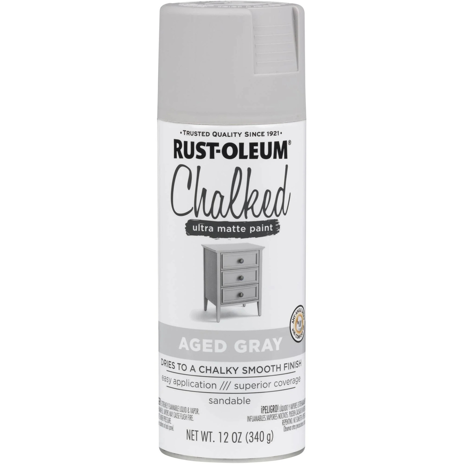 RUST-OLEUM CHALKED SPRAY PAINT Chalky Smooth Matte Finish—Choose Your Color