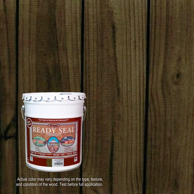 Ready Seal Goof Proof Semi-Transparent Flat Mission Brown Oil-Based Wood Stain/S