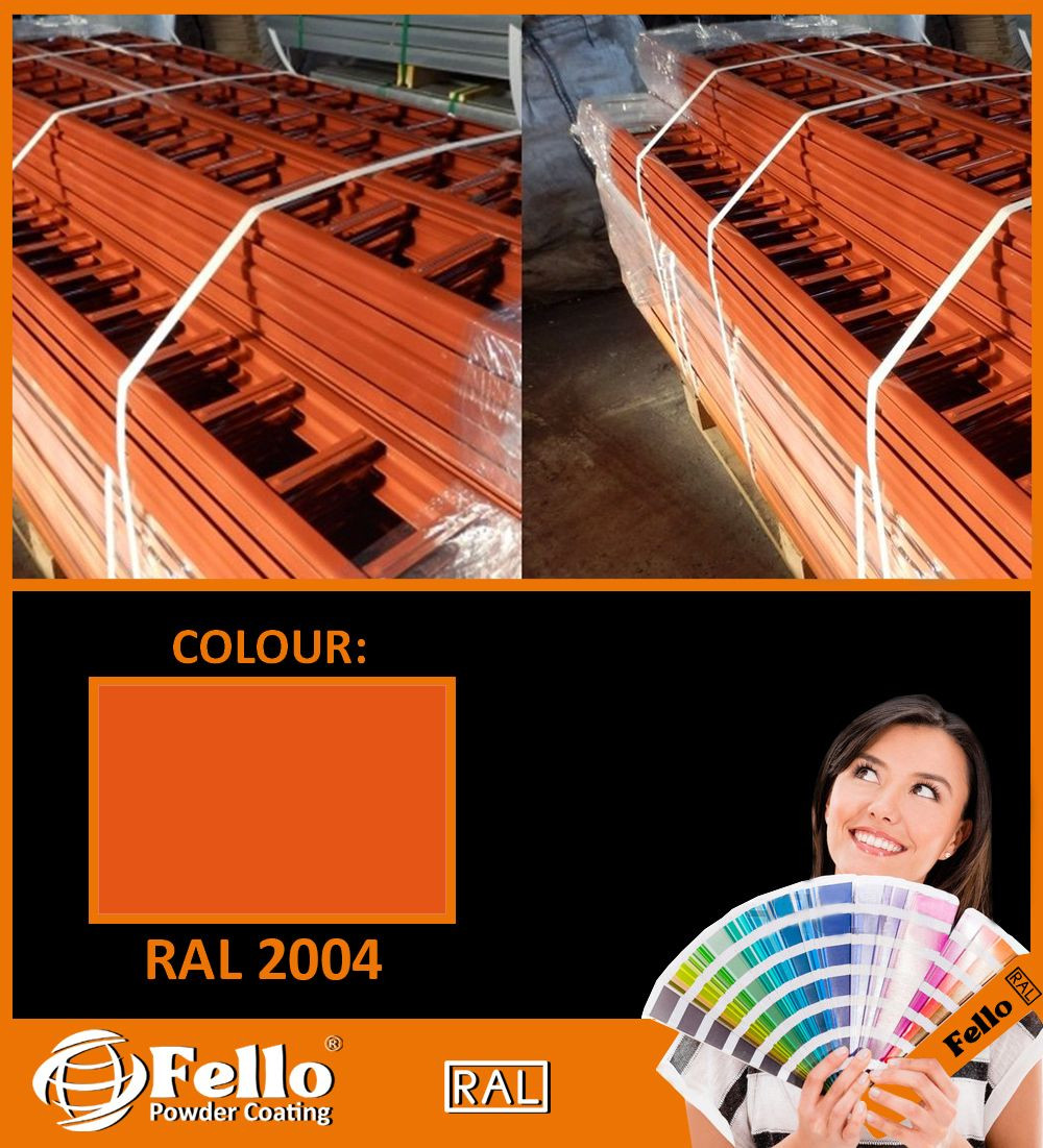 FELLO powder coating – RAL 2004 PURE ORANGE 5KG POLYESTER