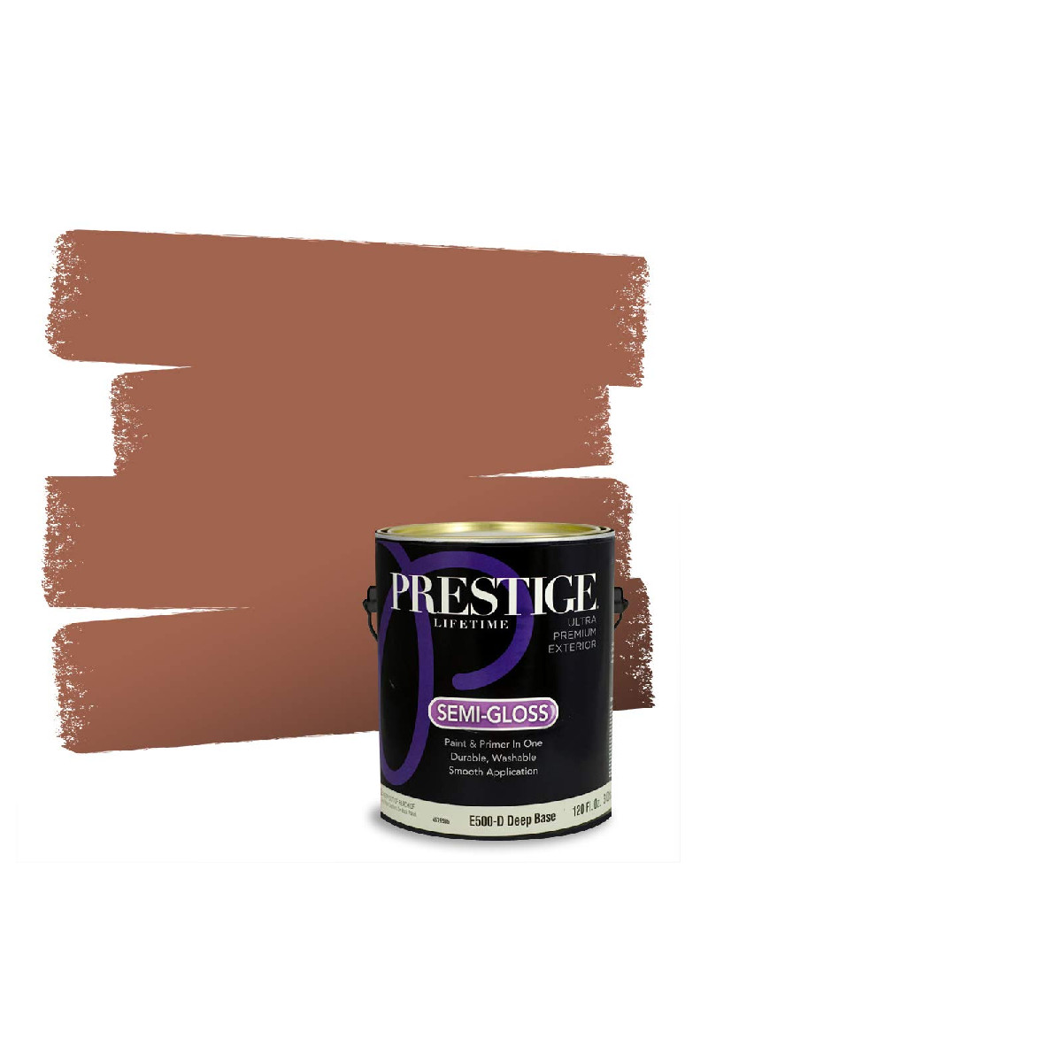 Prestige Paints E500-D-Hc-49Bm Paint And Premiumr In One 1 Gallon Mayflower Red