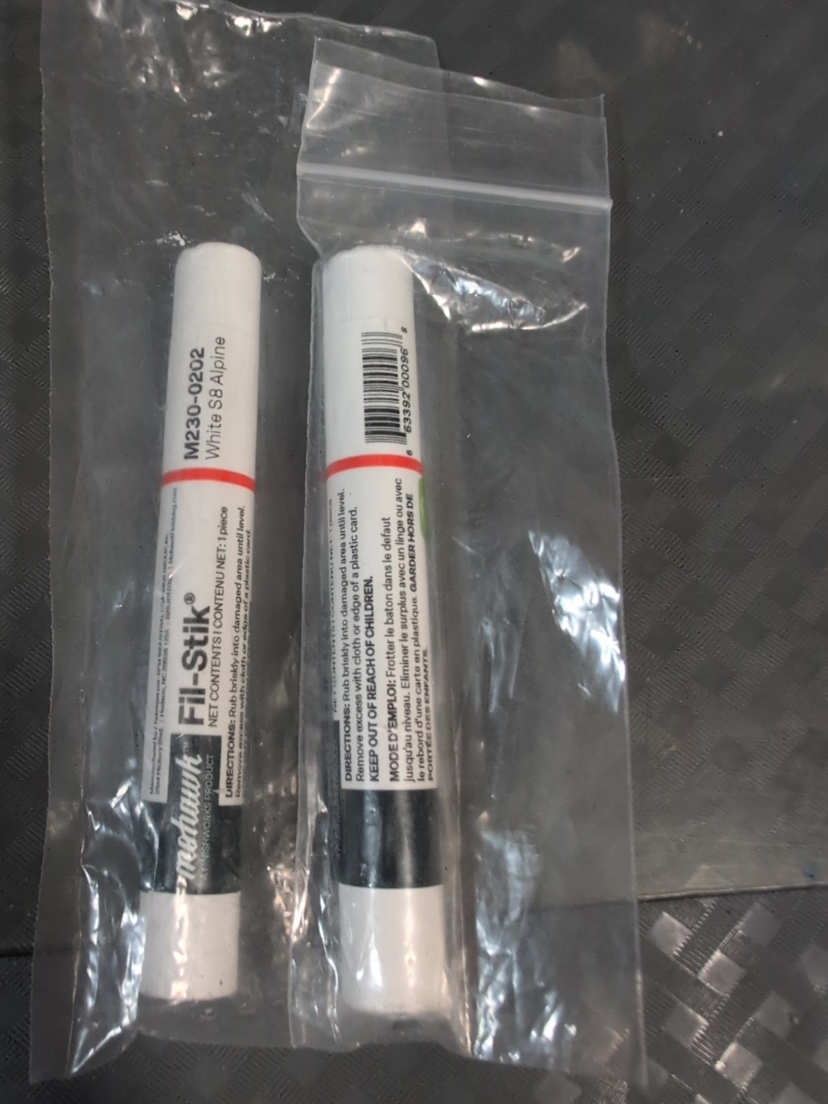 Lot Of 10 Mohawk Fil-Stik M230-0202 White S8 Alpine Wood Repair Putty Sticks #53