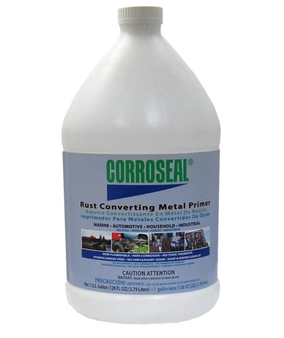 Water-Based Rust Converter Metal Primer, Rust Converter (1 Gallon/128 Fl Oz)