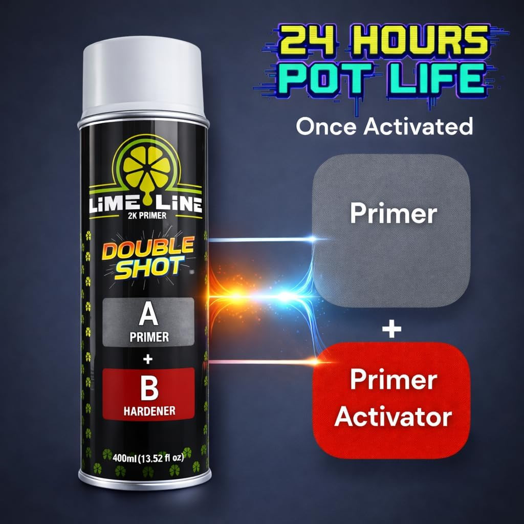 2K Urethane Primer Surfacer Aerosol Spray Can – High Build Sandable Automotive P