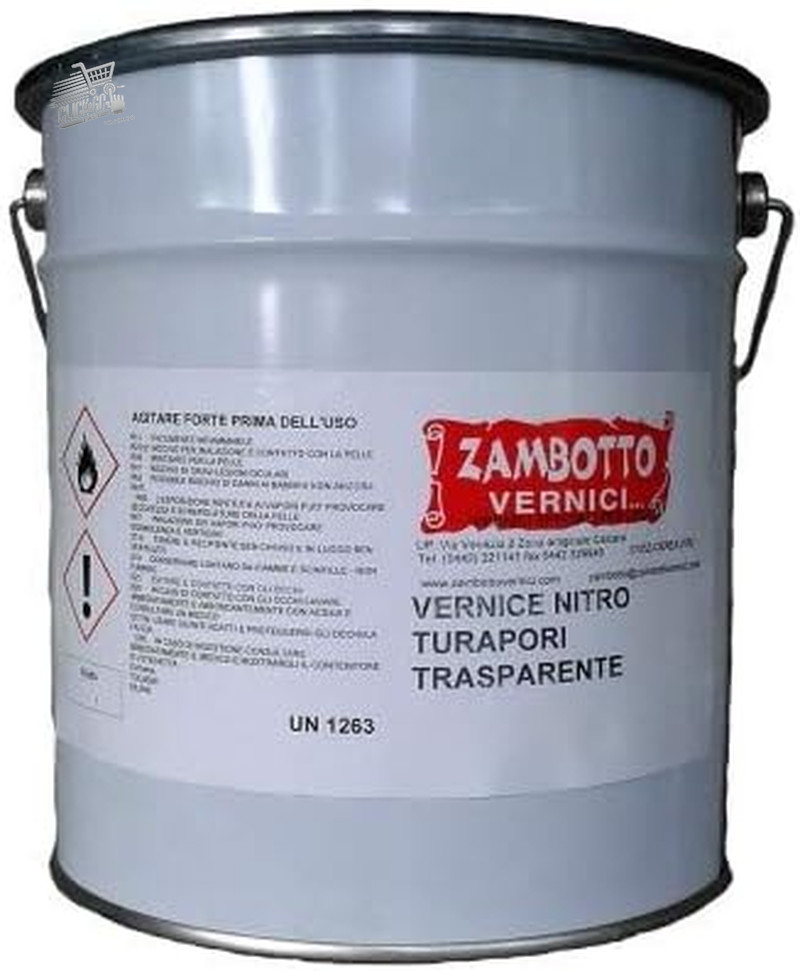 Turapori Transparent Single Component Nitro Paint for Wood 1 to 10 Liters, 5L