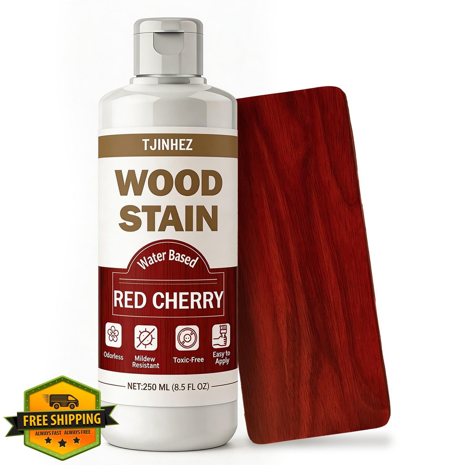 TJINHEZ Red Cherry Wood Stain Water Base 8.5oz