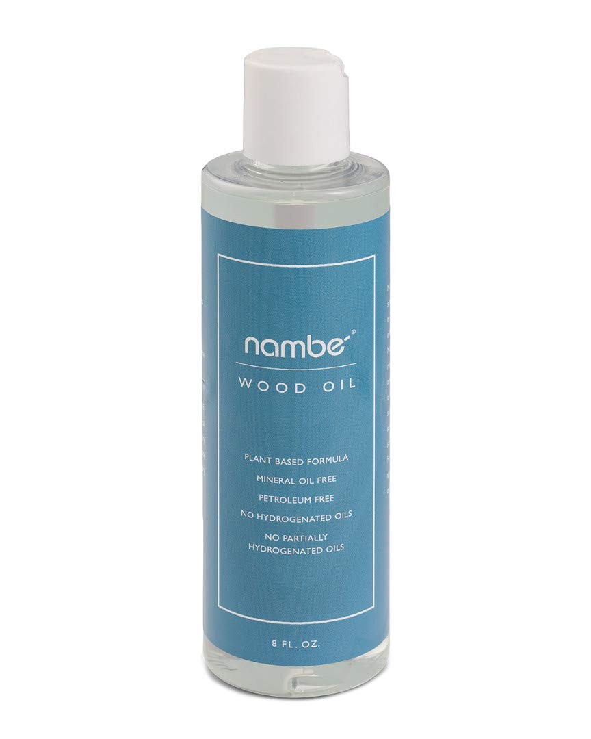 Nambe Plant Based Wood Oil 8oz – Food Surface Safe Unique Blend – Easily Absorbs