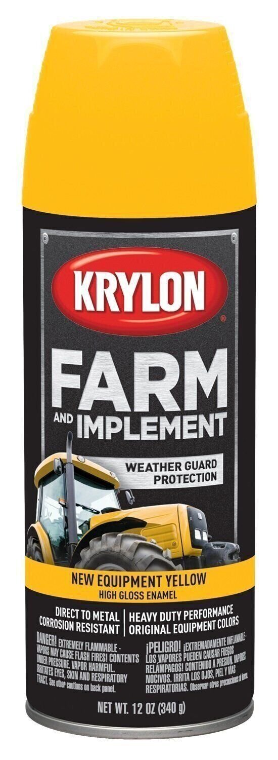 Krylon 1944 Krylon Farm & Implement Paints New Equipment Yellow 12 oz. Aerosol