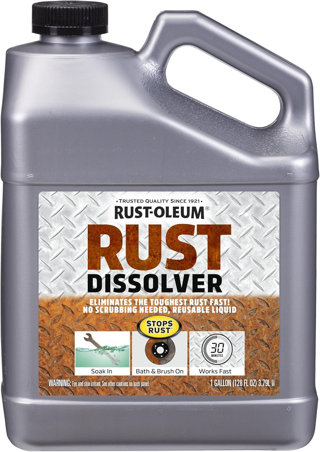 Rust Dissolver Soak & Bath | Heavy-Duty Corrosion Remover for Metal Tools, Cars,