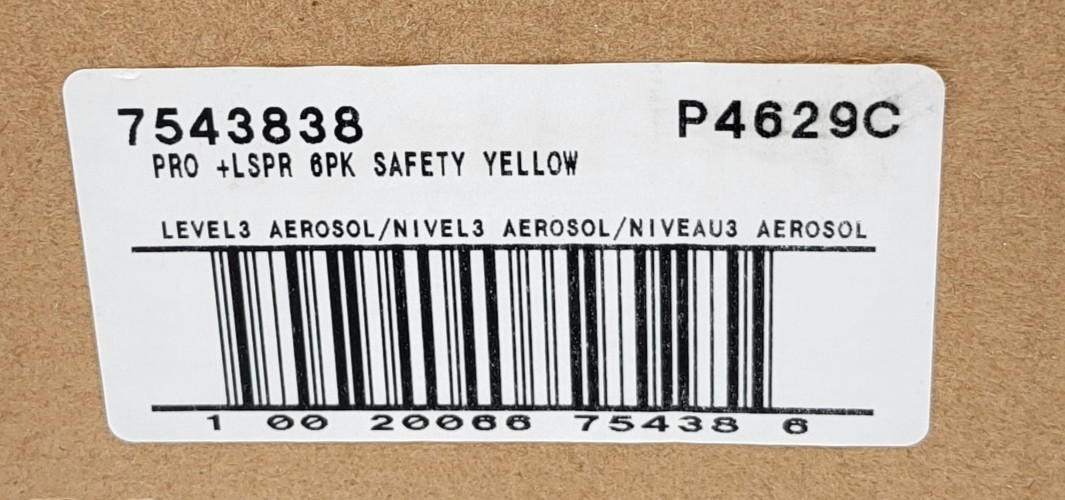 Rust-Oleum 7543838 6 PACK Enamel Spray Paint 15 oz GLOSS SAFETY YELLOW 6Pk