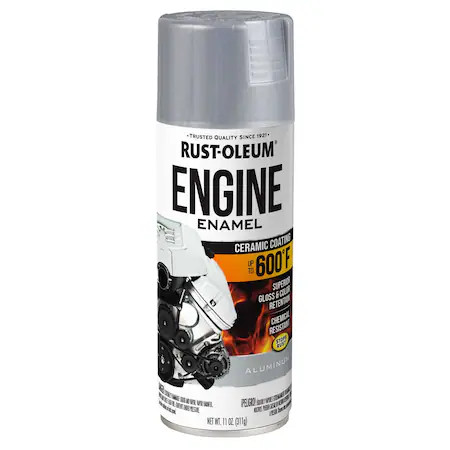 Rust-Oleum 366428 Automotive 600 Degrees F Engine Primer Spray, Aluminum,