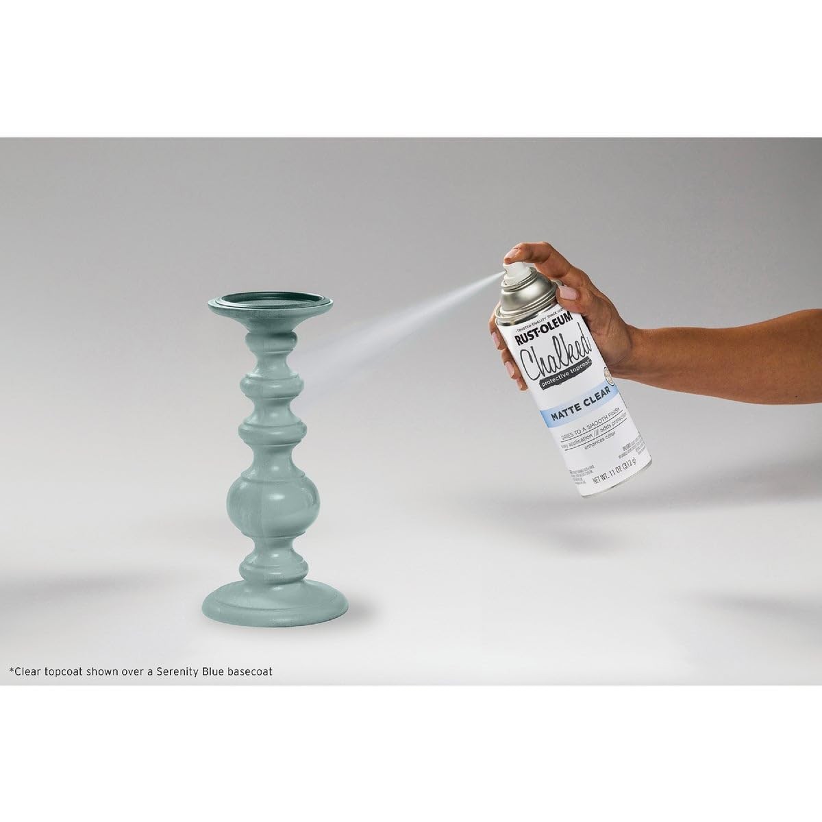 Rust Oleum 12 Oz Matte Clear Topcoat Easy Spray Paint For Diy Home Projects