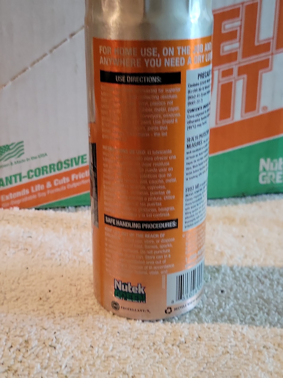 Nutek Green Shield iT Anti-Corrosive No Oily Rust Bike Dry Lube Spray Lubricant