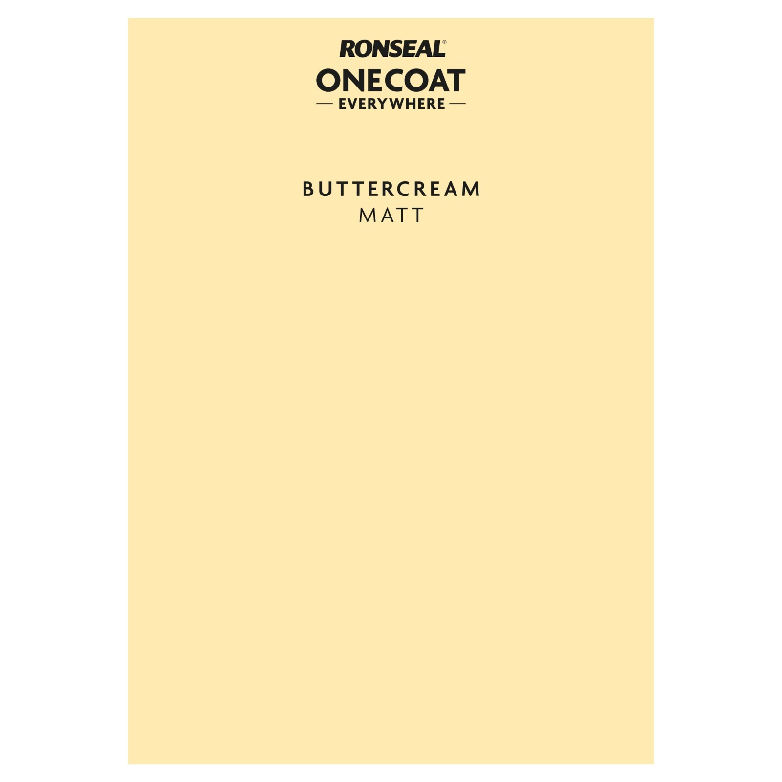 Ronseal One Coat Everywhere Peel & Stick Buttercream