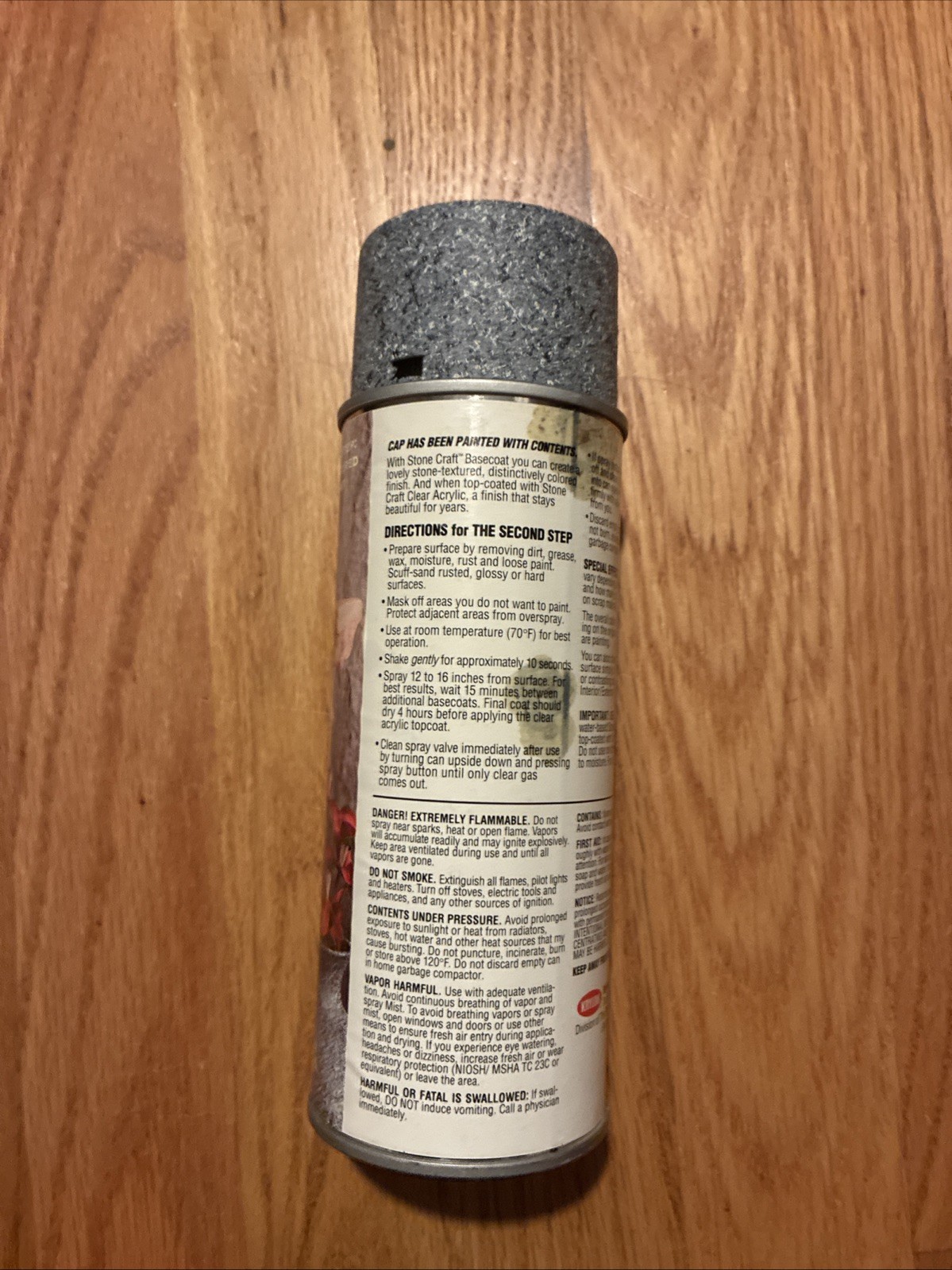 Krylon Coarse Stone Texture Finish Spray Paint, Black Granite, 12 Ounce X