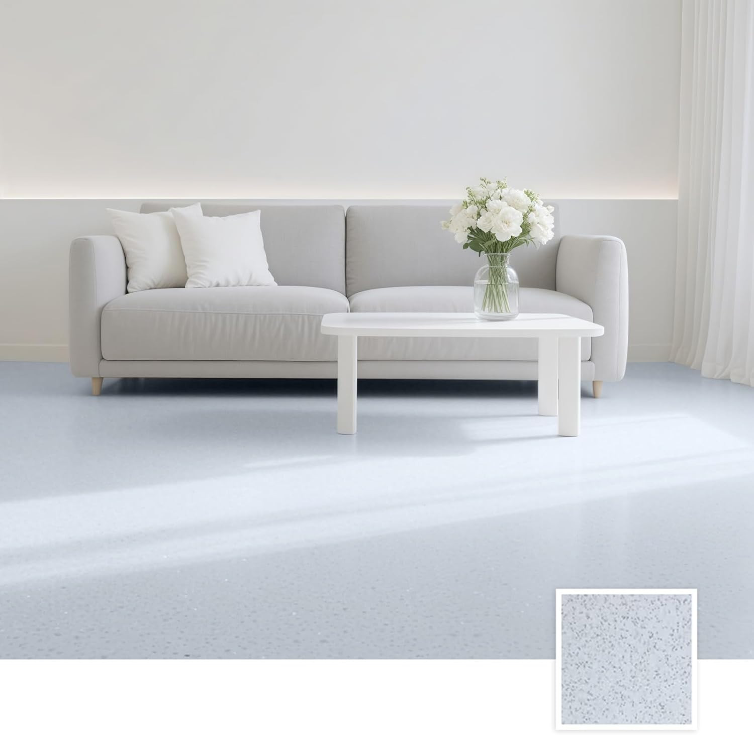 Epoxy Colored Sand Floor Paint, Epoxy Floor Paint High Gloss Marble Effect Coati