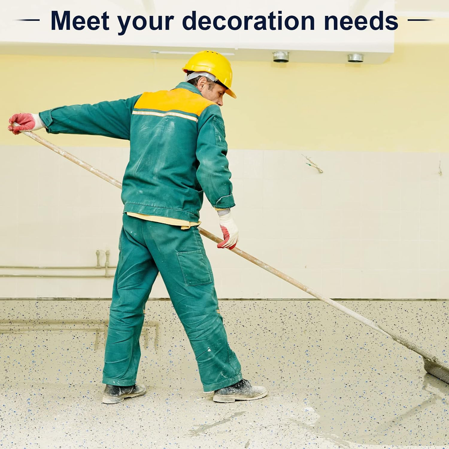700 G/ 1.54 Lb Blend Decorative Color Chips Concrete Floor Coatings Paint Flakes