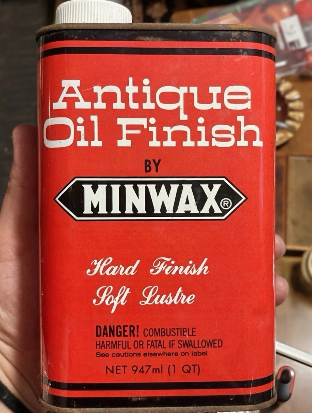 Minwax Antique Oil Finish 1 Quart 32 ounce Hard Finish Soft Luster