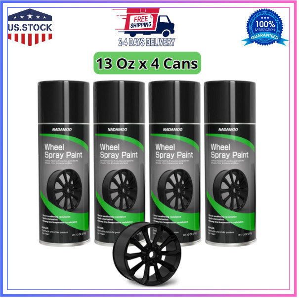 Alloy Wheel Spray Paint Semi-gloss Aerosol Car Rim Paint for Recolor and Pro
