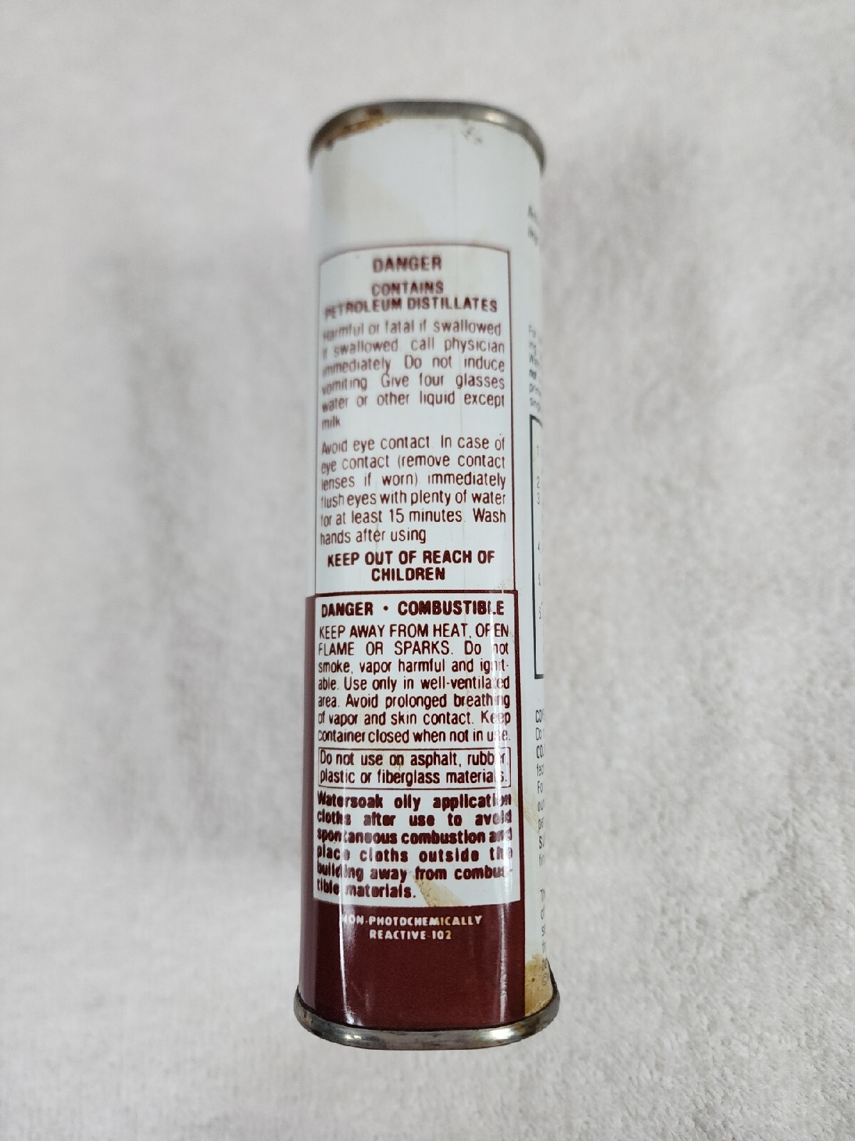 Vintage Watco Danish Oil Finish Dark Walnut Color Partial can.