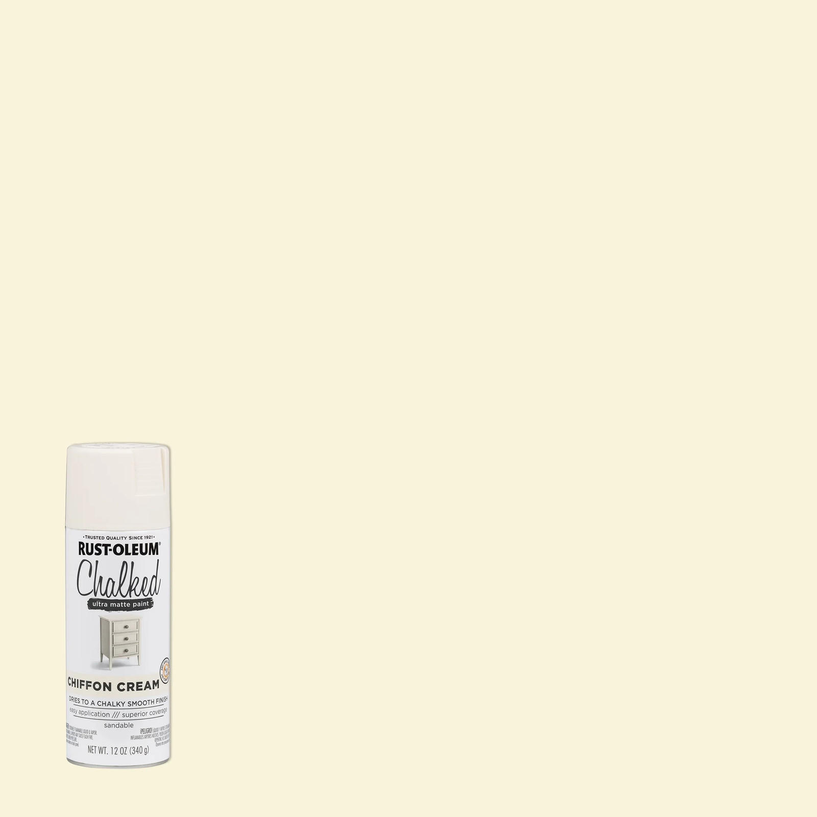 RUST-OLEUM CHALKED SPRAY PAINT Chalky Smooth Matte Finish—Choose Your Color