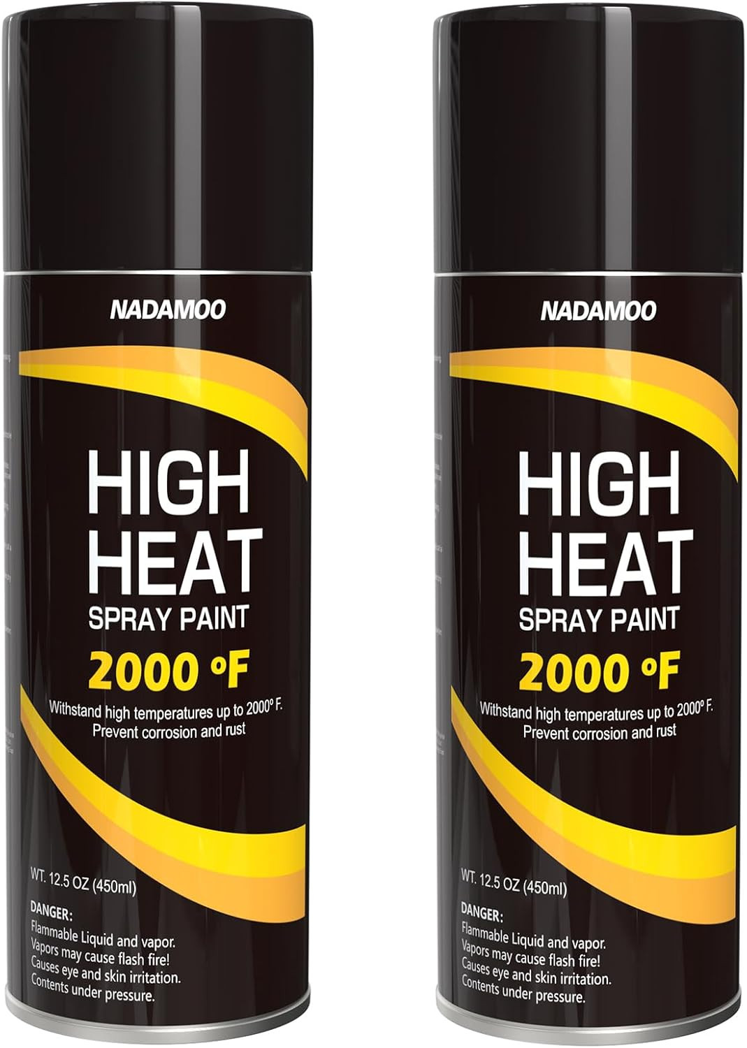 High Heat Spray Paint for Metal, Matte Finish BBQ & Stove Aerosol Paint – High T
